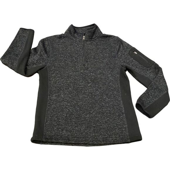 Beverly Hills Polo Club Gray 3/4 Zip Mens Pullover Size Small - Picture 1 of 12